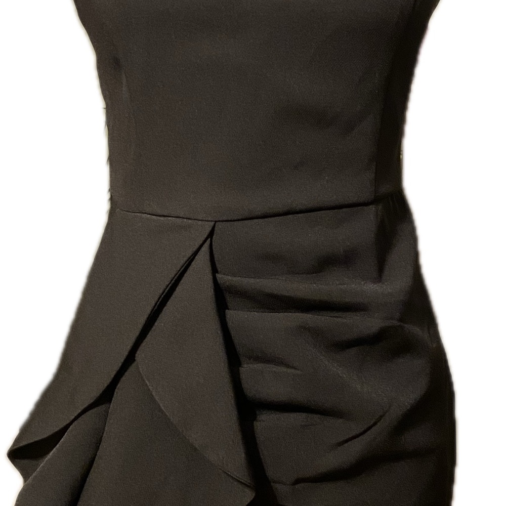 Lulu’s Elegant Black Spaghetti Strap Cocktail Dress - Picture 4 of 5